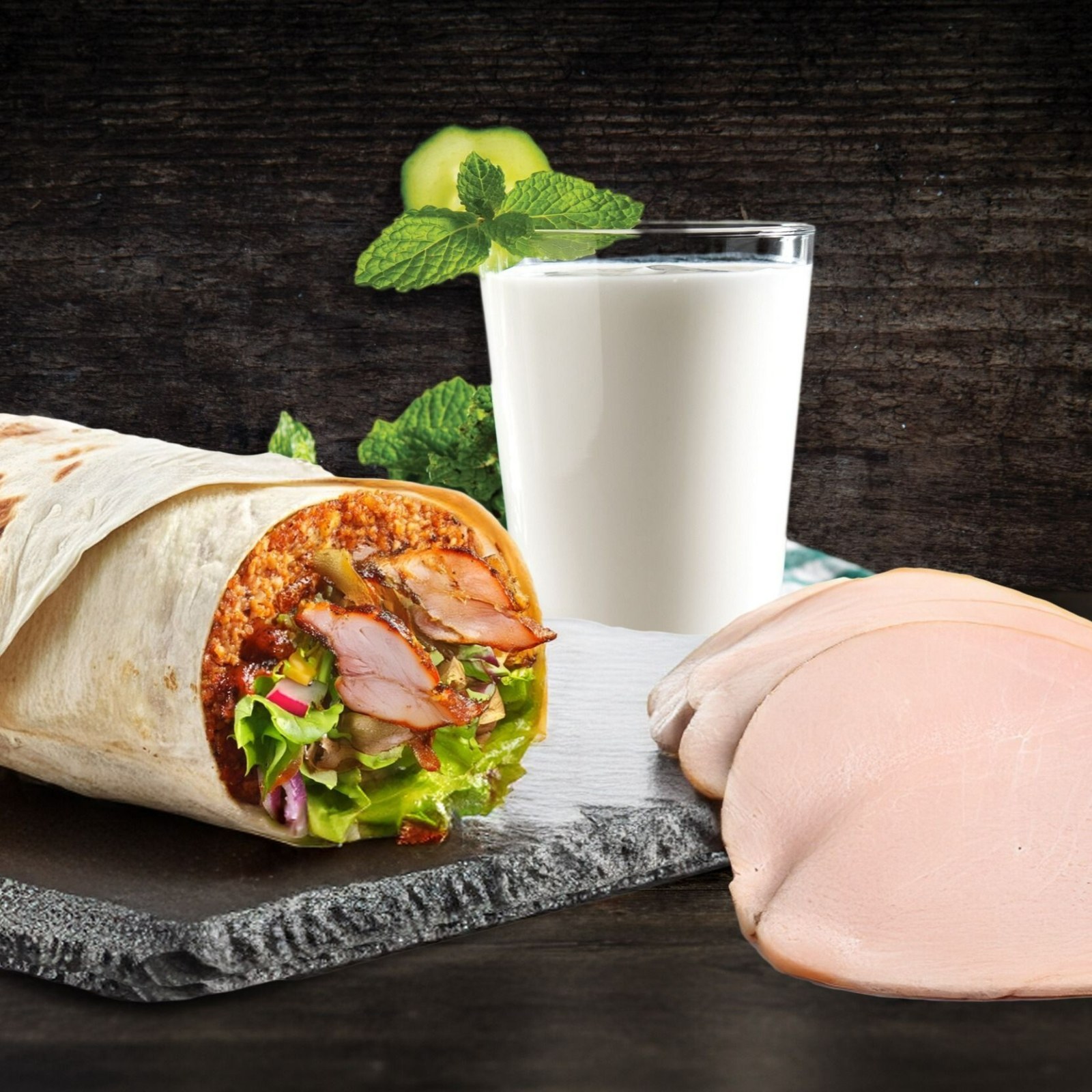 Klasik Hindi Fümeli Ultra Maxi Çiğ Köfte Dürüm