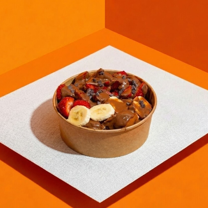 Sütlü Çikolatalı Waffle Bowl