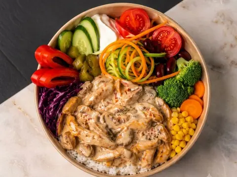 Mush - Chick Bowl (Mantarlı Tavuk)