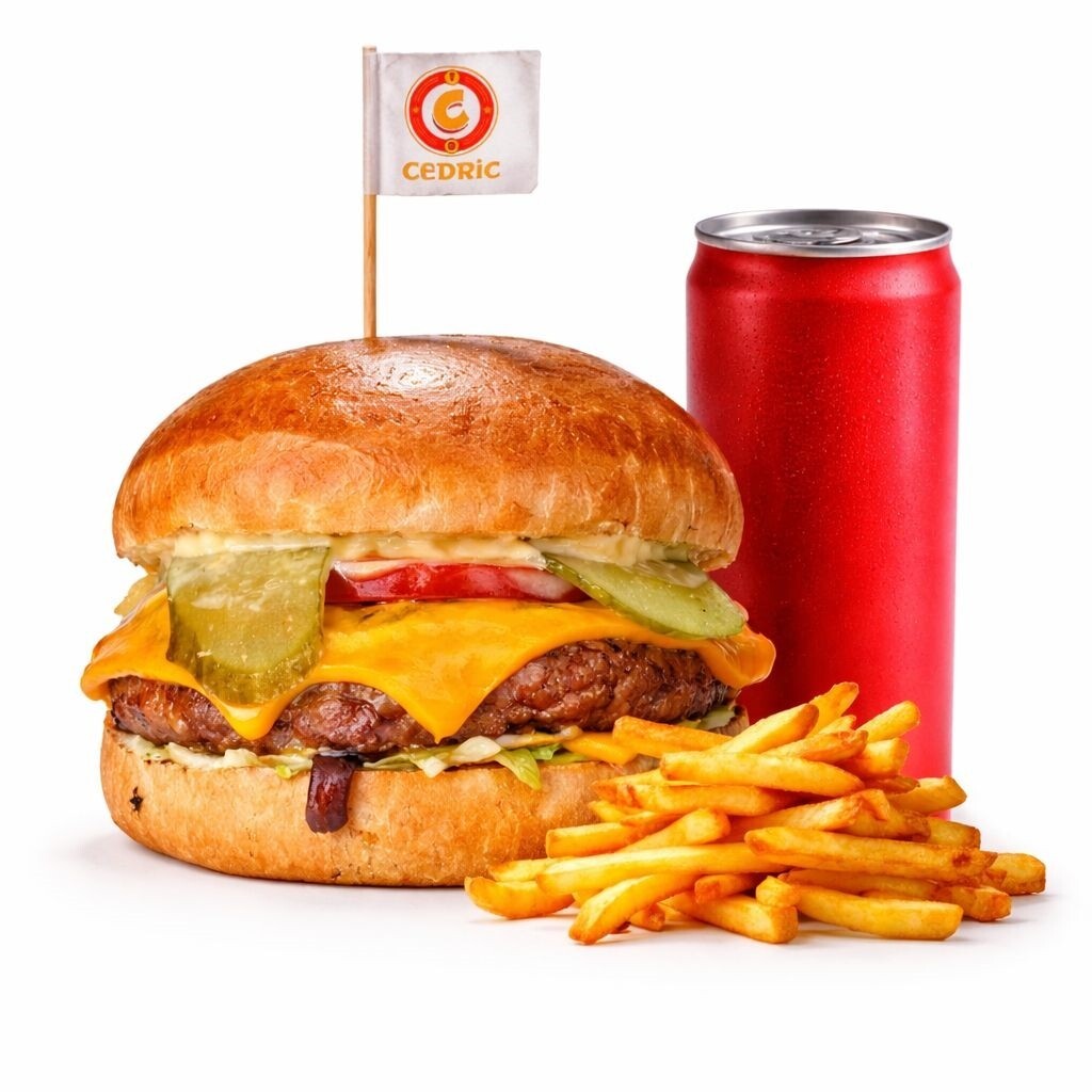 Mozza Burger Menü(4lü soğan halkası hediye)