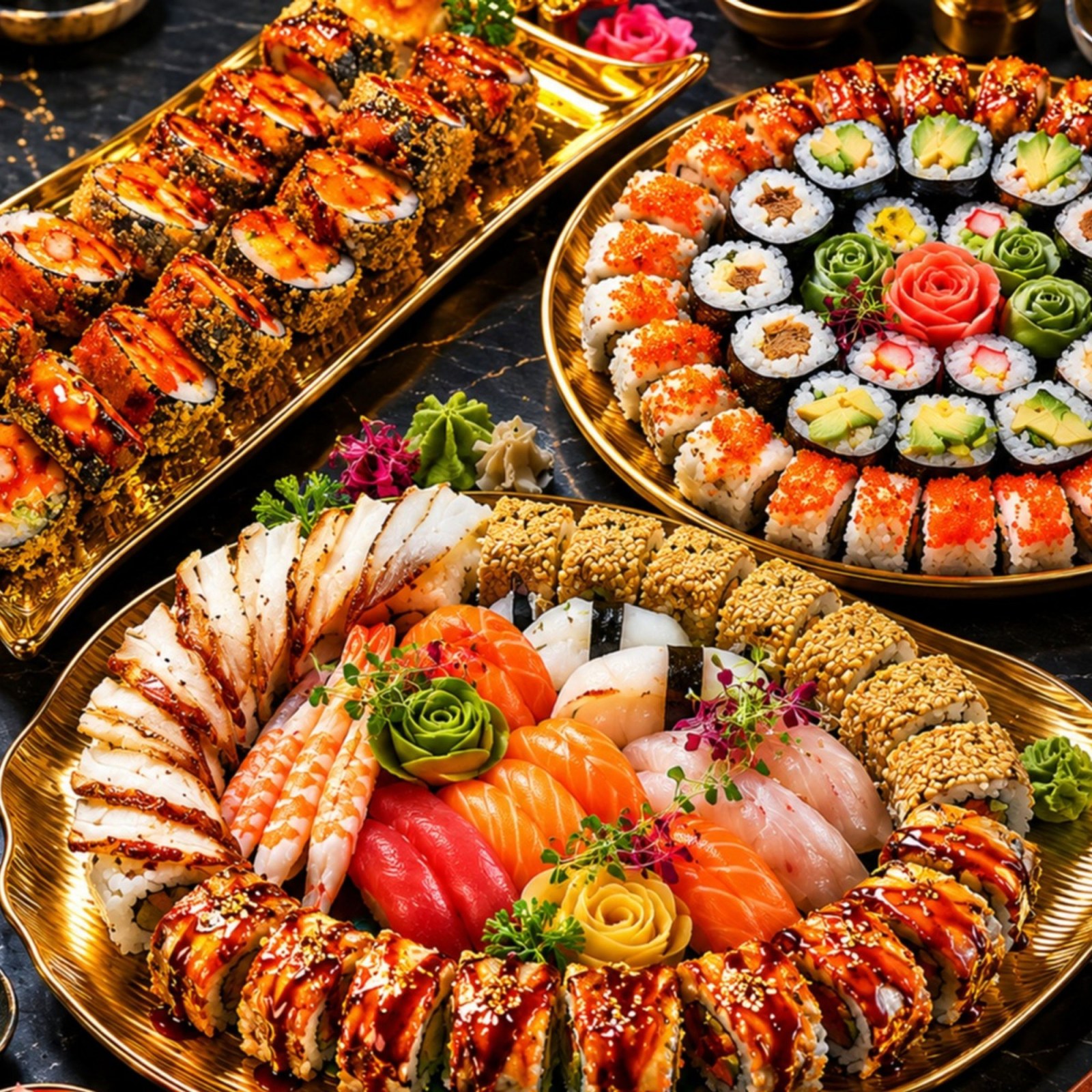 225- Sushi Yaki Party Set (103 Pcs)