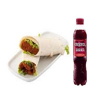 Çiğ Köfte Dürüm (100 gr)+ Acılı Şalgam Suyu ( 300 ml )