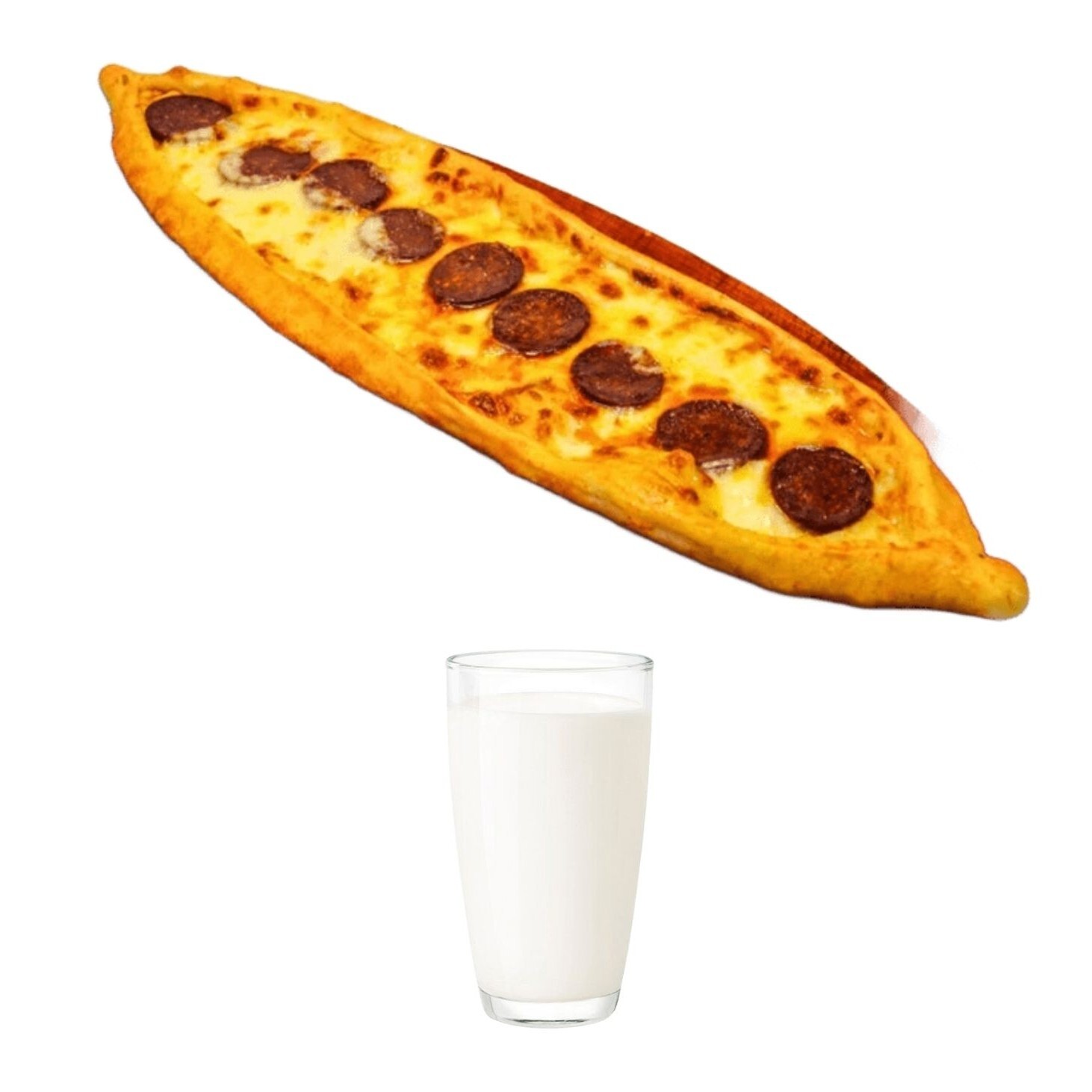 Sucuklu Kaşarlı Pide Menü