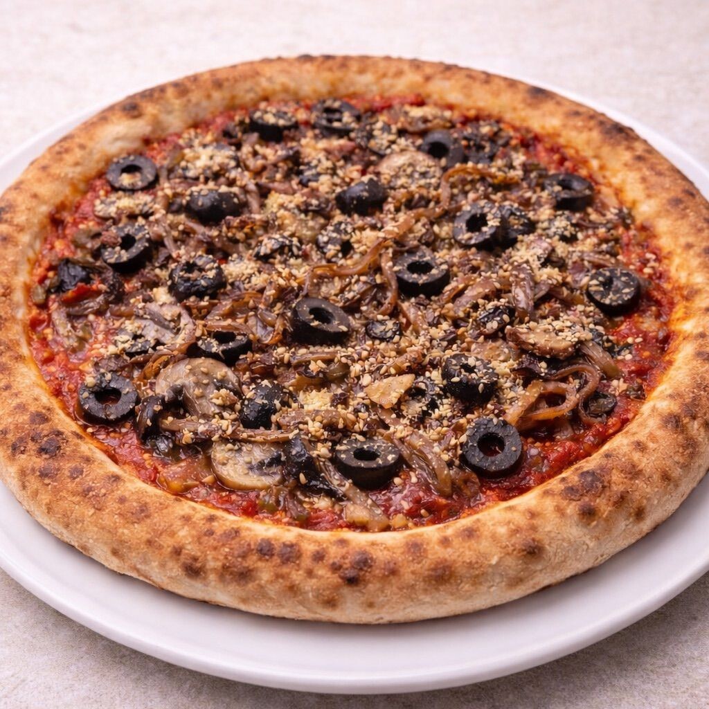 Vegan Mantarlı Susamlı