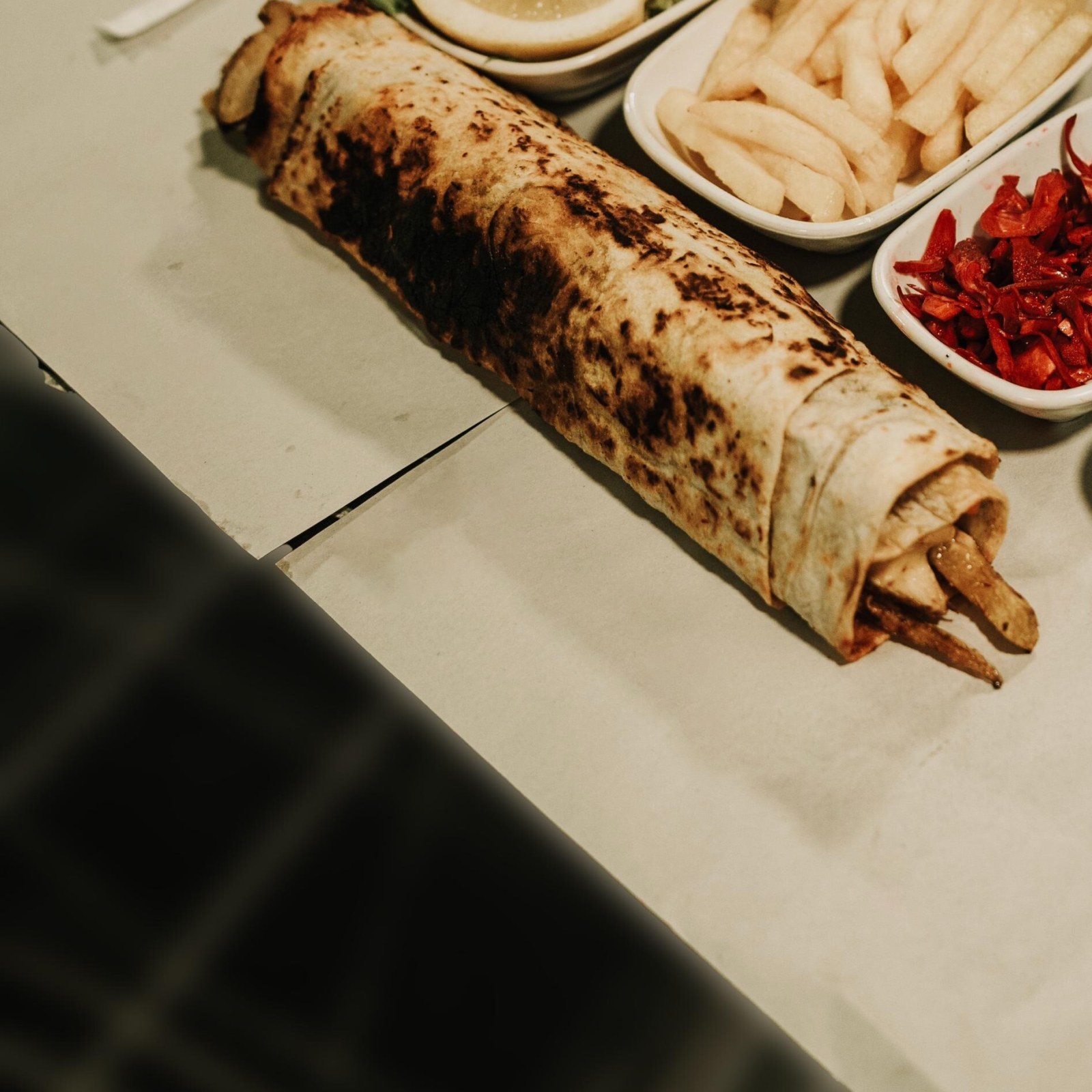 Tavuk Döner Dürüm ( Lavaş Ekmek )