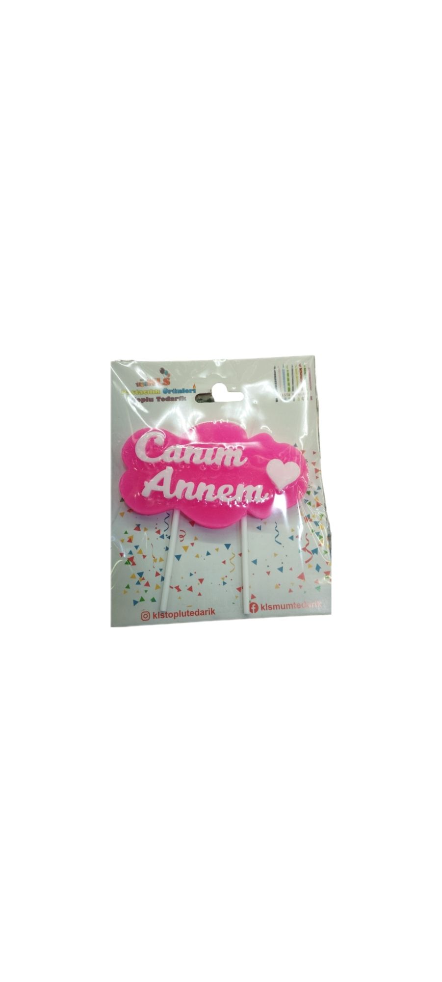 Canım Annem Yazılı Mum