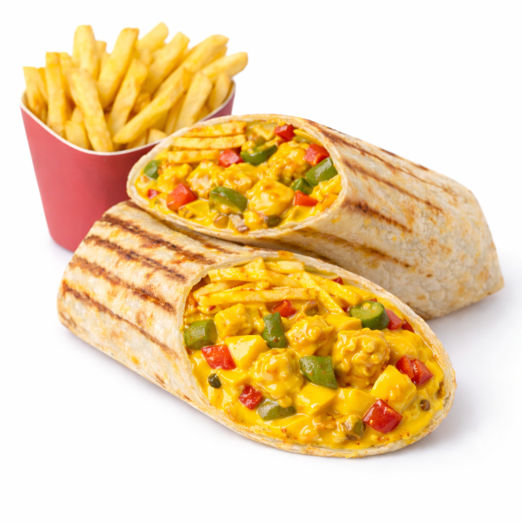 Köri Soslu Wrap