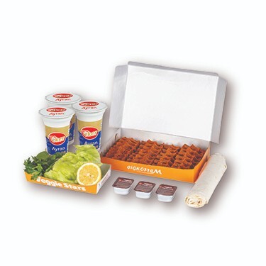 Büyük Paket Menü (3 Kişilik) 750 gr + 3 Adet Ayran 17 cl
