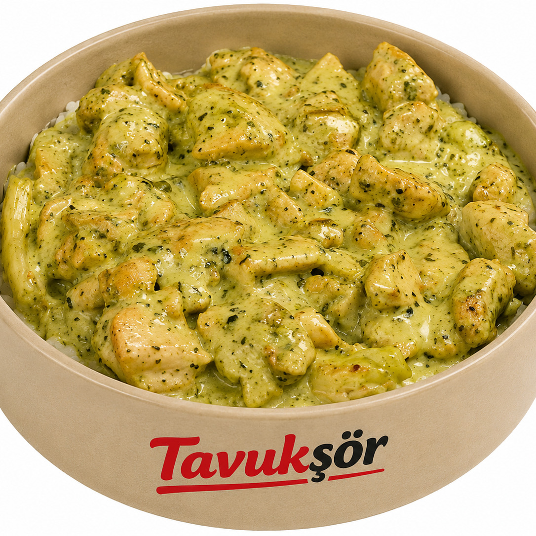 Pesto Soslu Tavuk