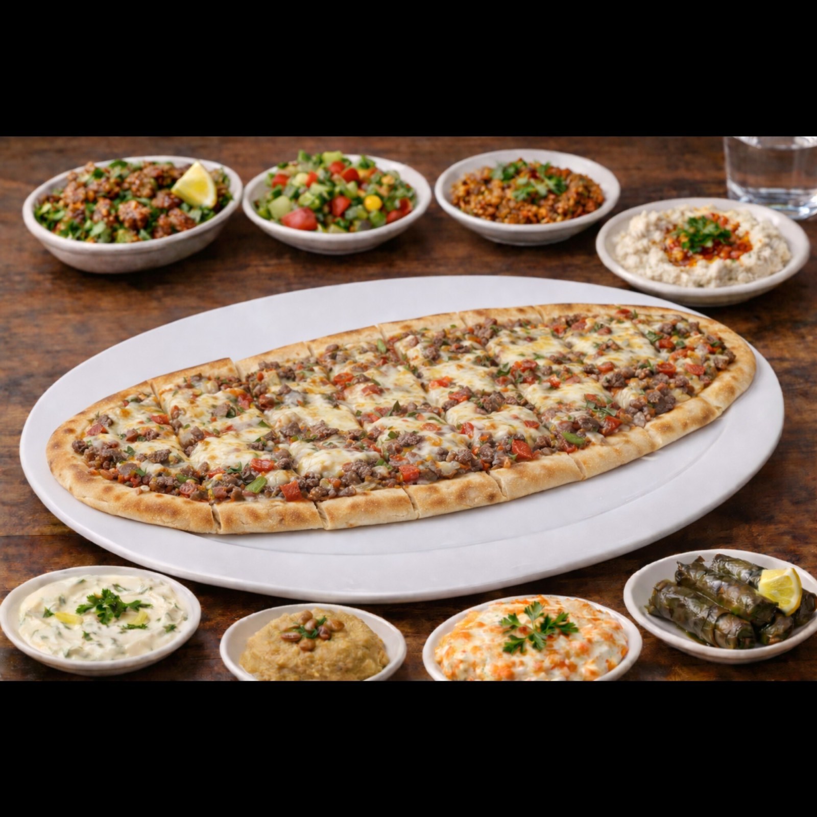 Kıymalı Kaşarlı Pide