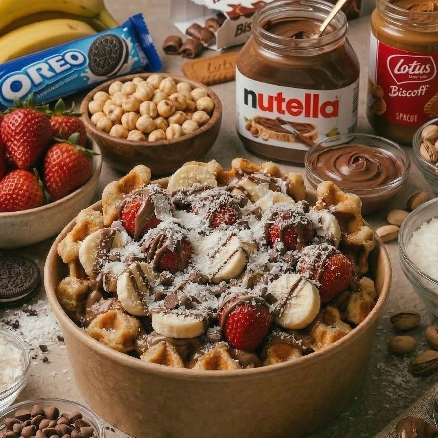 SINIRSIZ SEÇİM TEK FİYAT BOWL WAFFLE