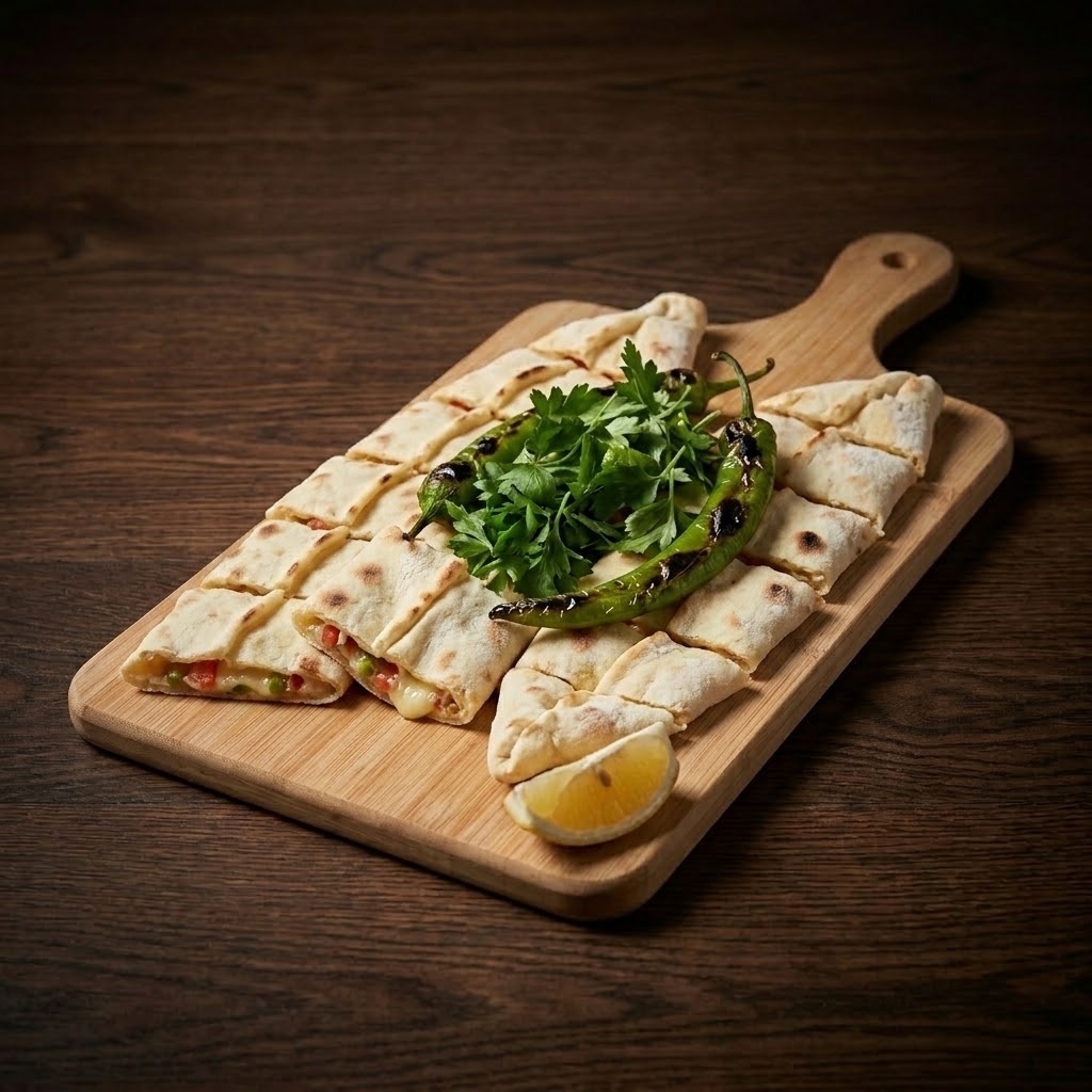 Sebzeli Kaşarlı Pide