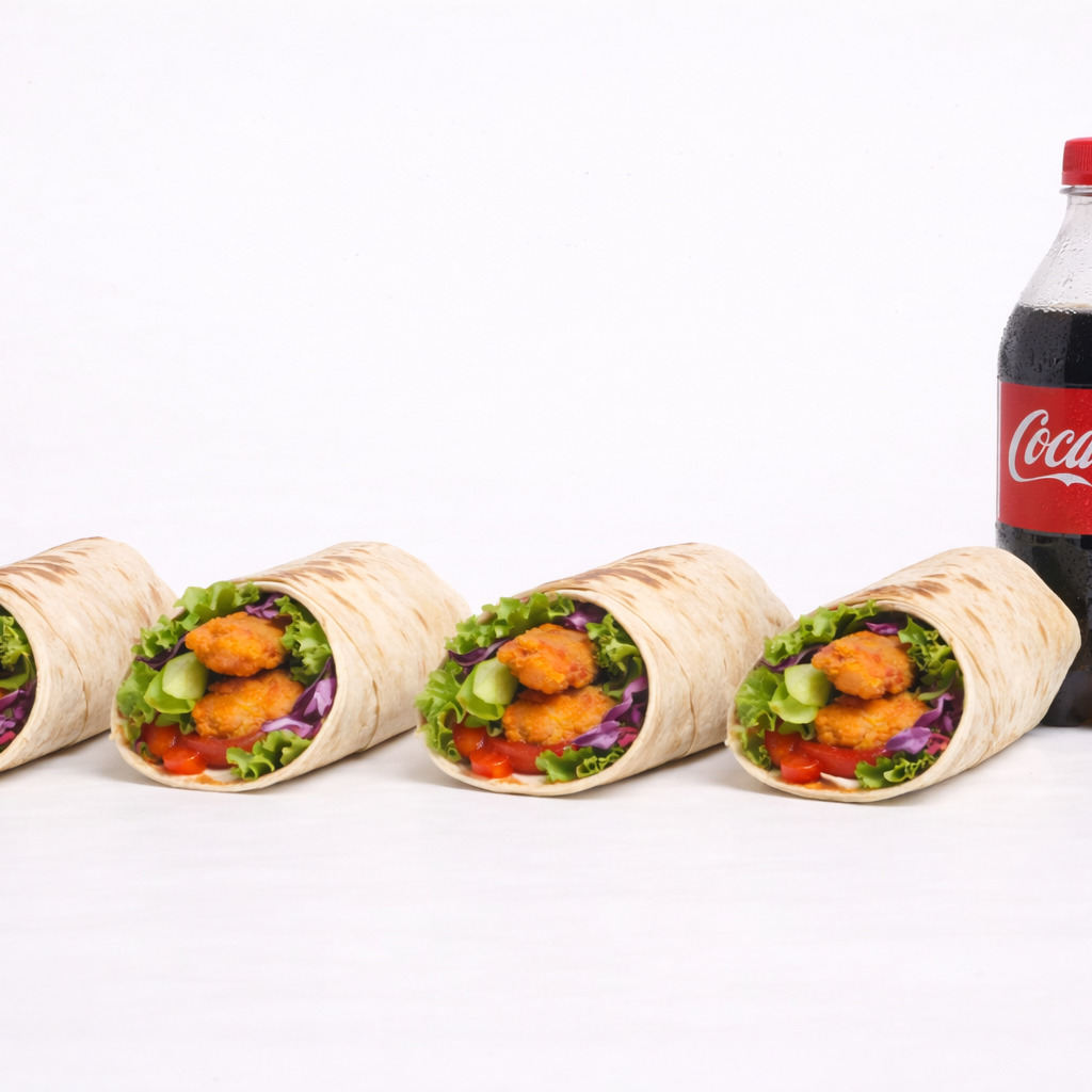 4'lü Ekonomik Wrap Menü