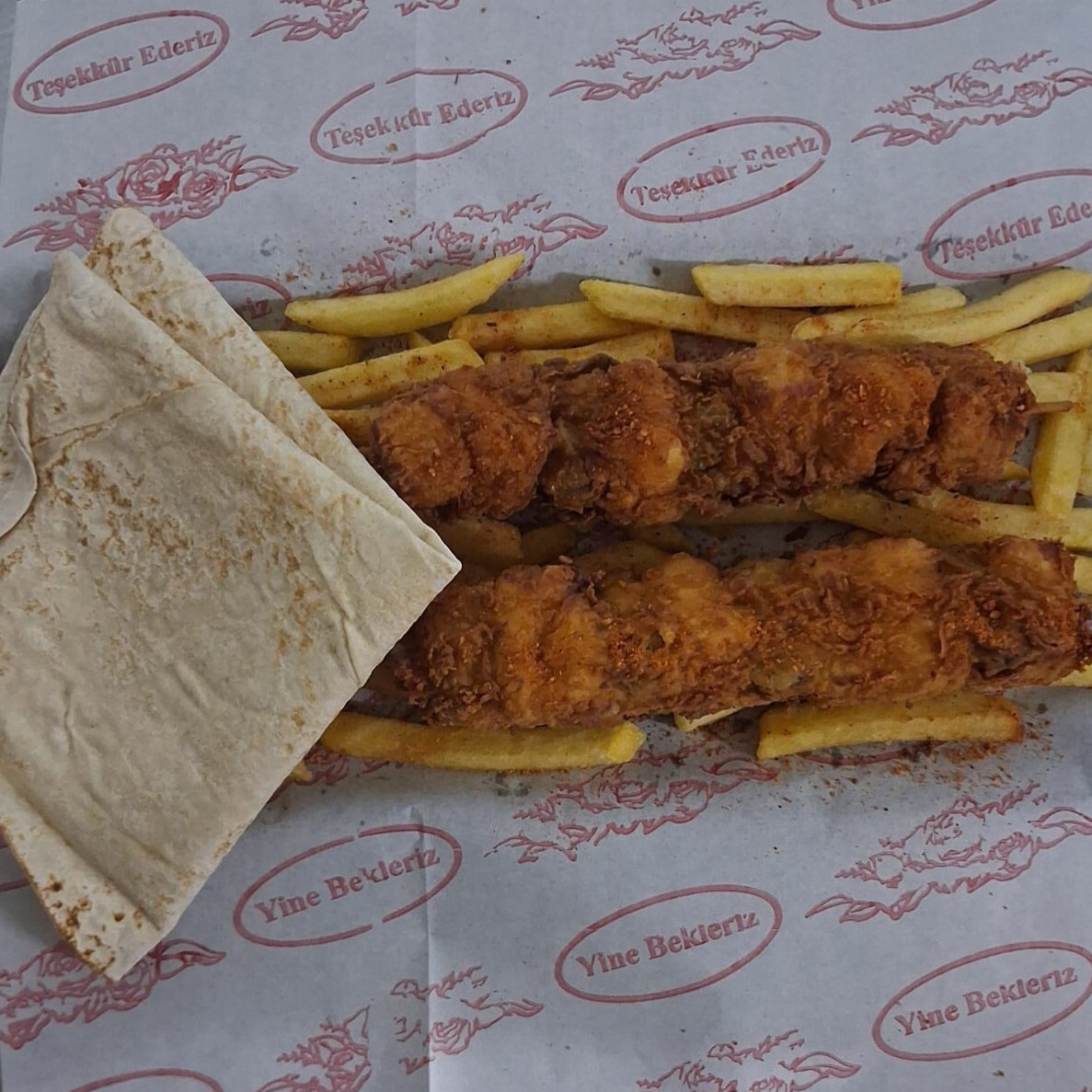Kaşarlı Mantarlı Crispy Şiş Menü