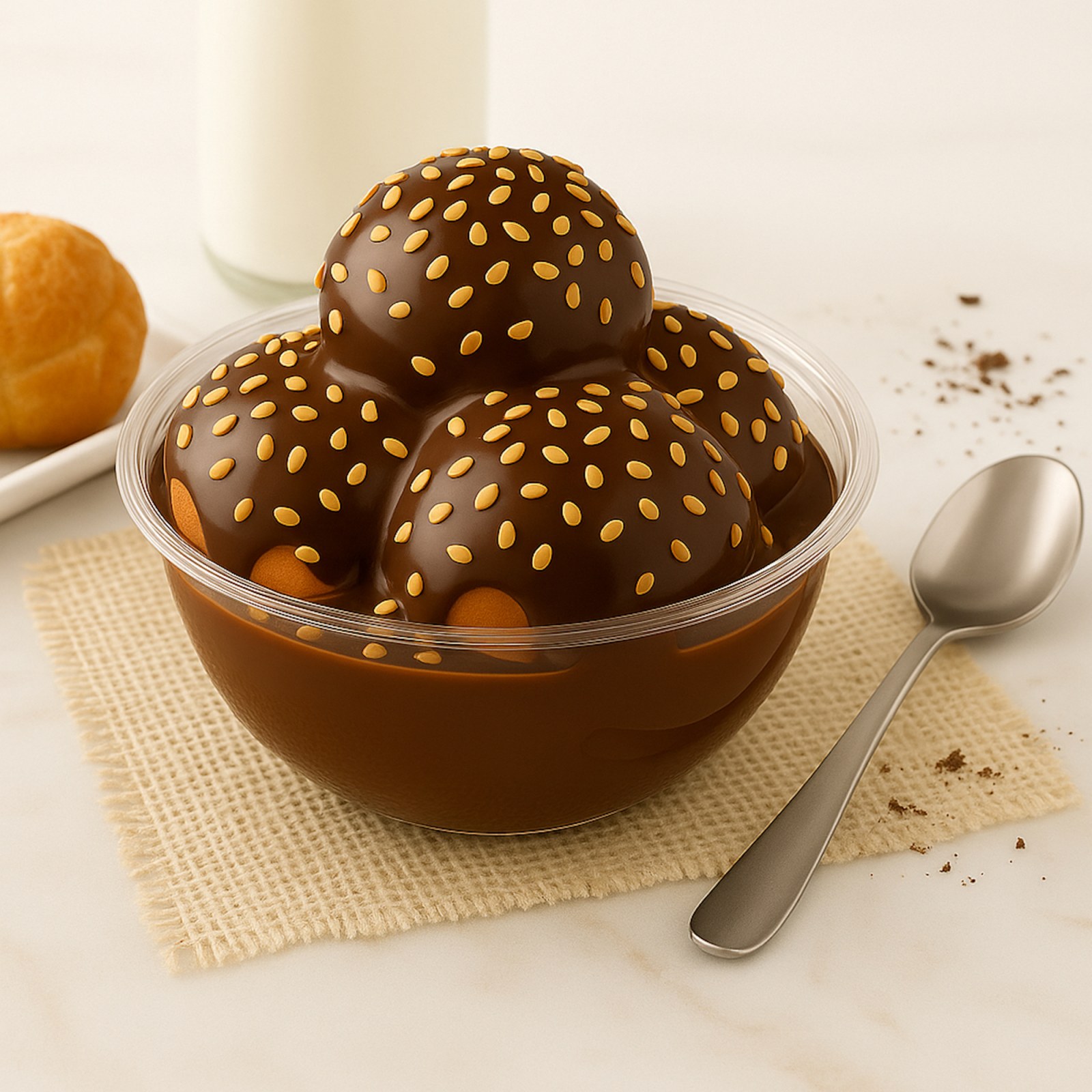 Susamlı Profiterol (500 gr.)