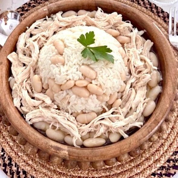 Kuru Fasulyeli Tavuklu Pilav