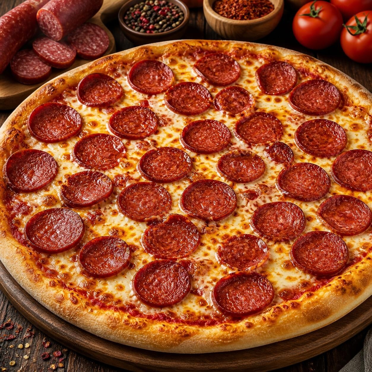 Bol Sucuklu Pizza