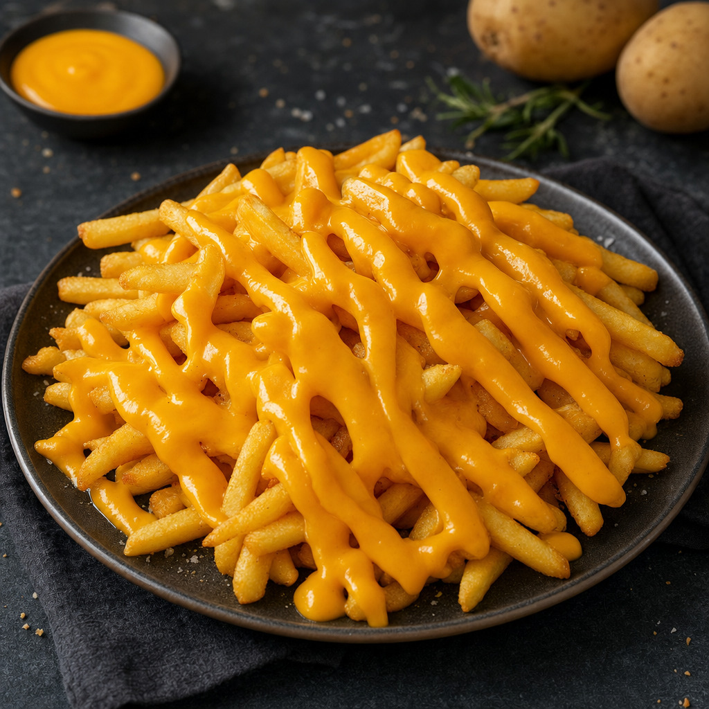 Cheddarlı Patates Kızartması