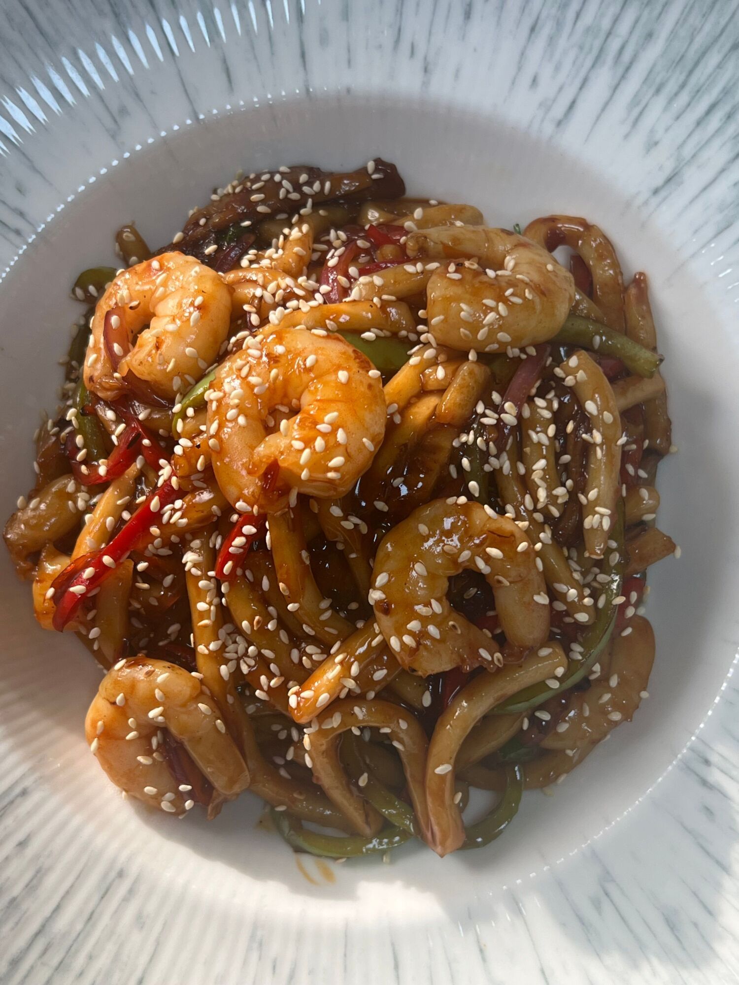 Karidesli Udon
