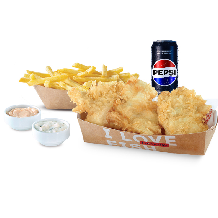 Fısh Cıps Menü (Combo)