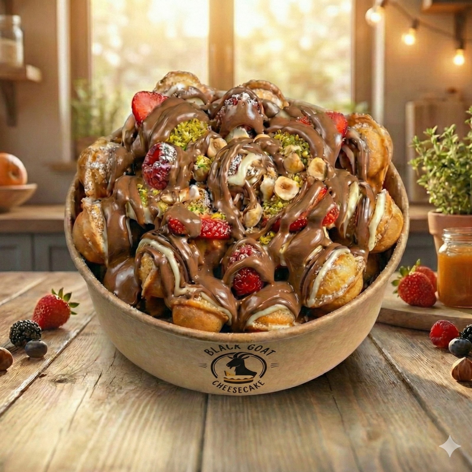 Kovada Bubble Waffle (Kivi - Çilek)