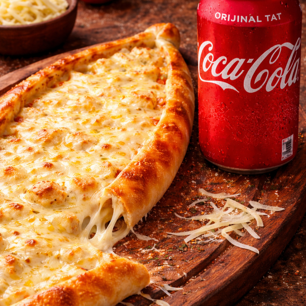 Kaşarlı Pide + Patates + Kutu İçecek