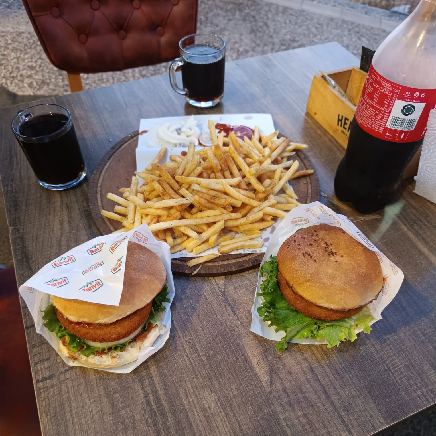 2'li Tavuk Burger Menü