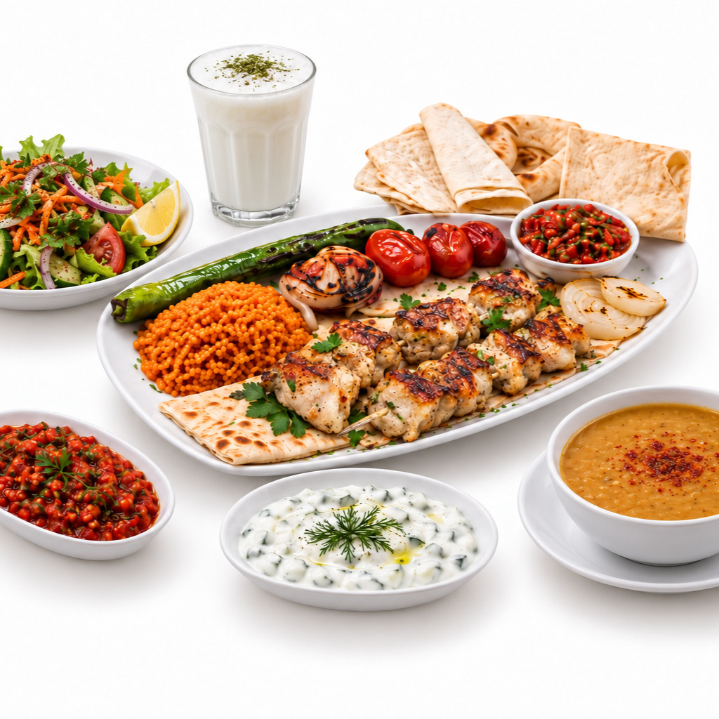Doyurucu Tavuk Şiş Menü