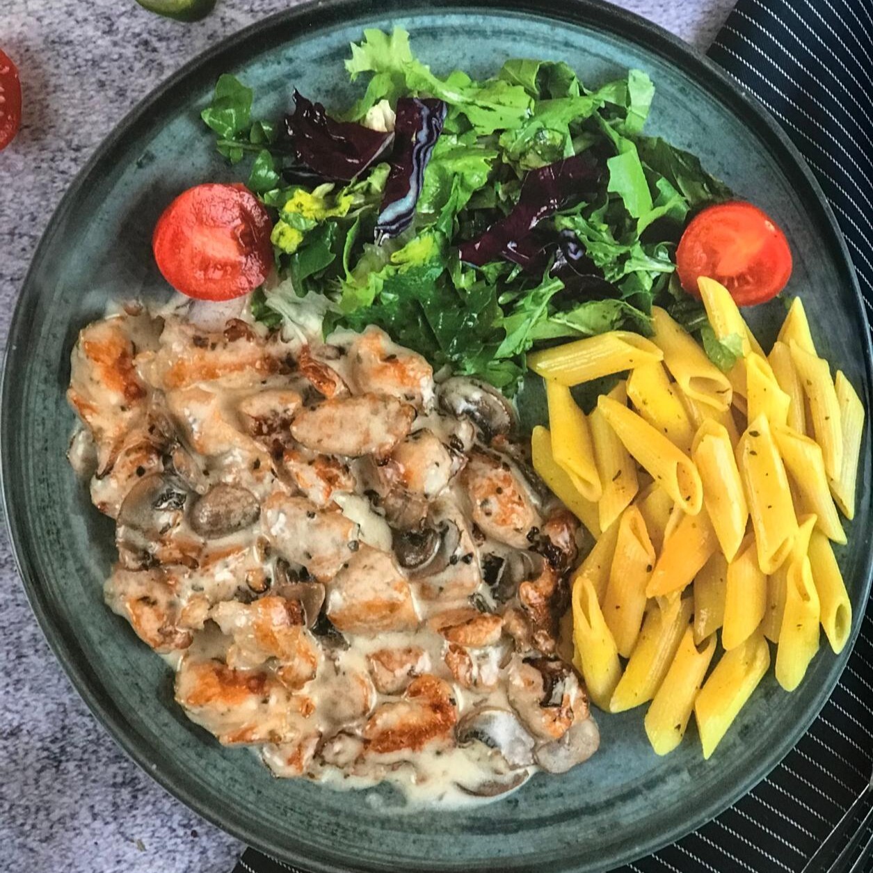 Kremalı Mantarlı Tavuk