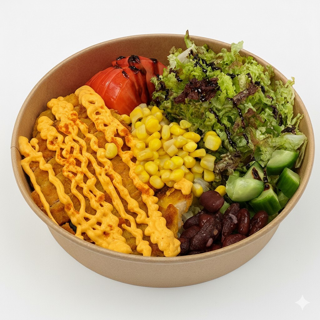 Tavuk Şnitzel Bowl
