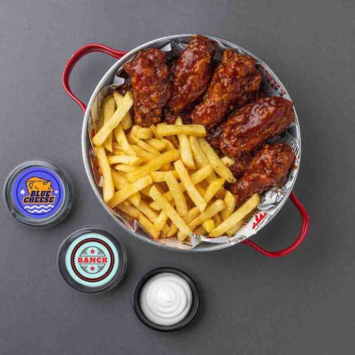 Acı Barbekü Soslu Çıtır Kanat