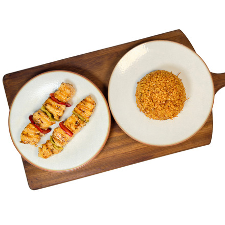 Tavuk Şiş & Bulgur Pilavı