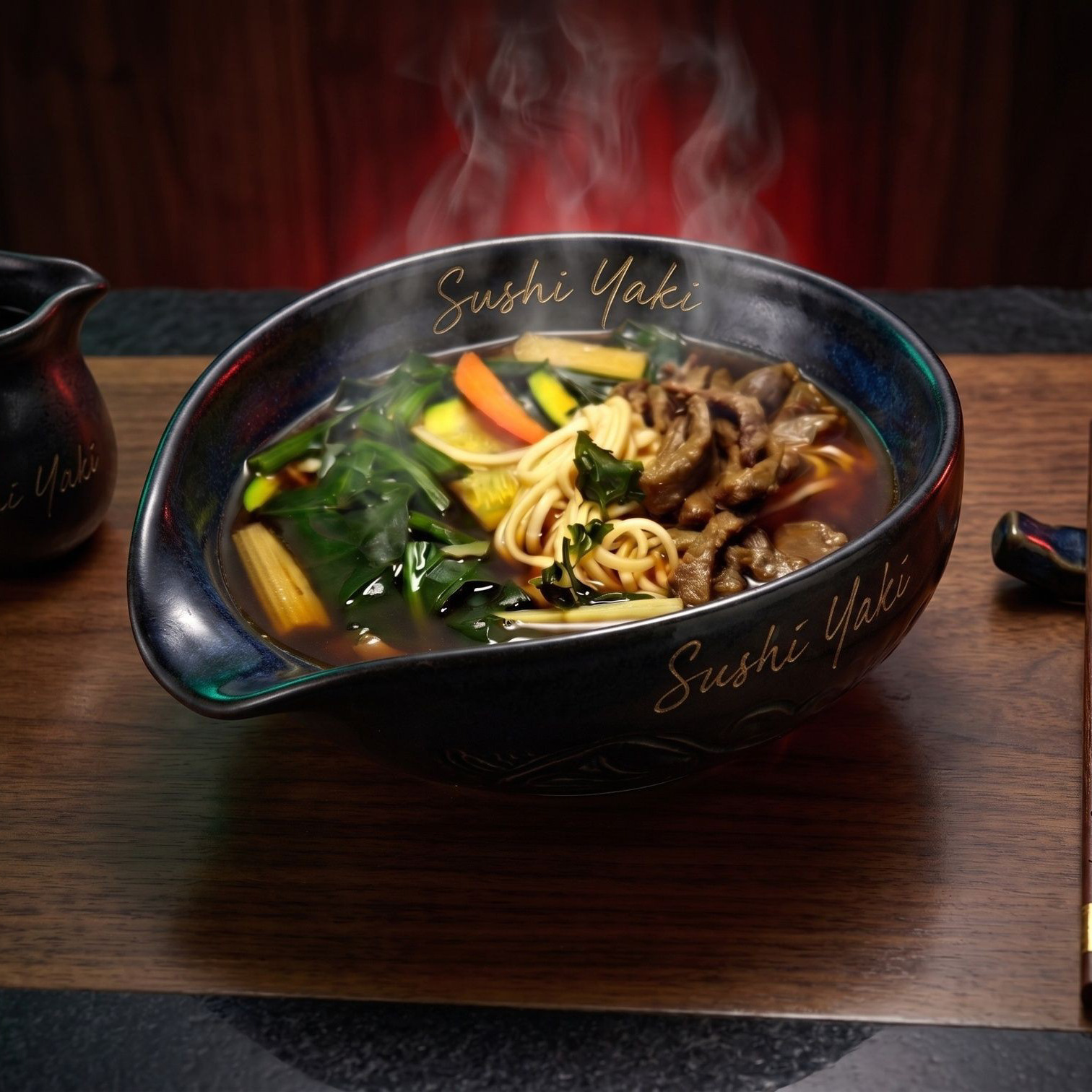 28- Sushi Yaki Gyuniki Yasai Ramen Çorba