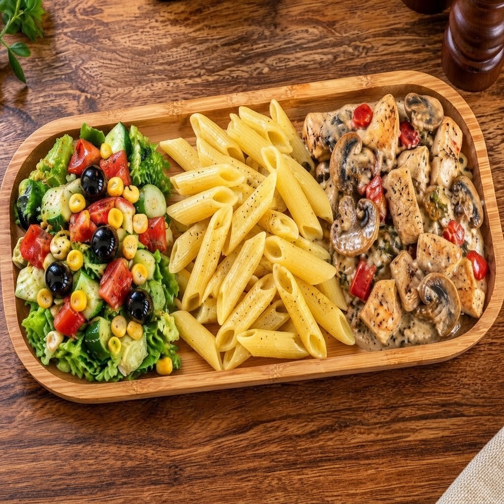 Kremalı Tavuk Menü