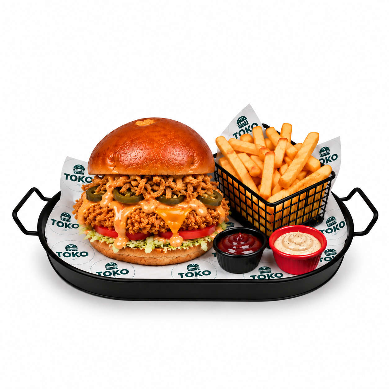 Dynamite Acılı Tavuk Burger