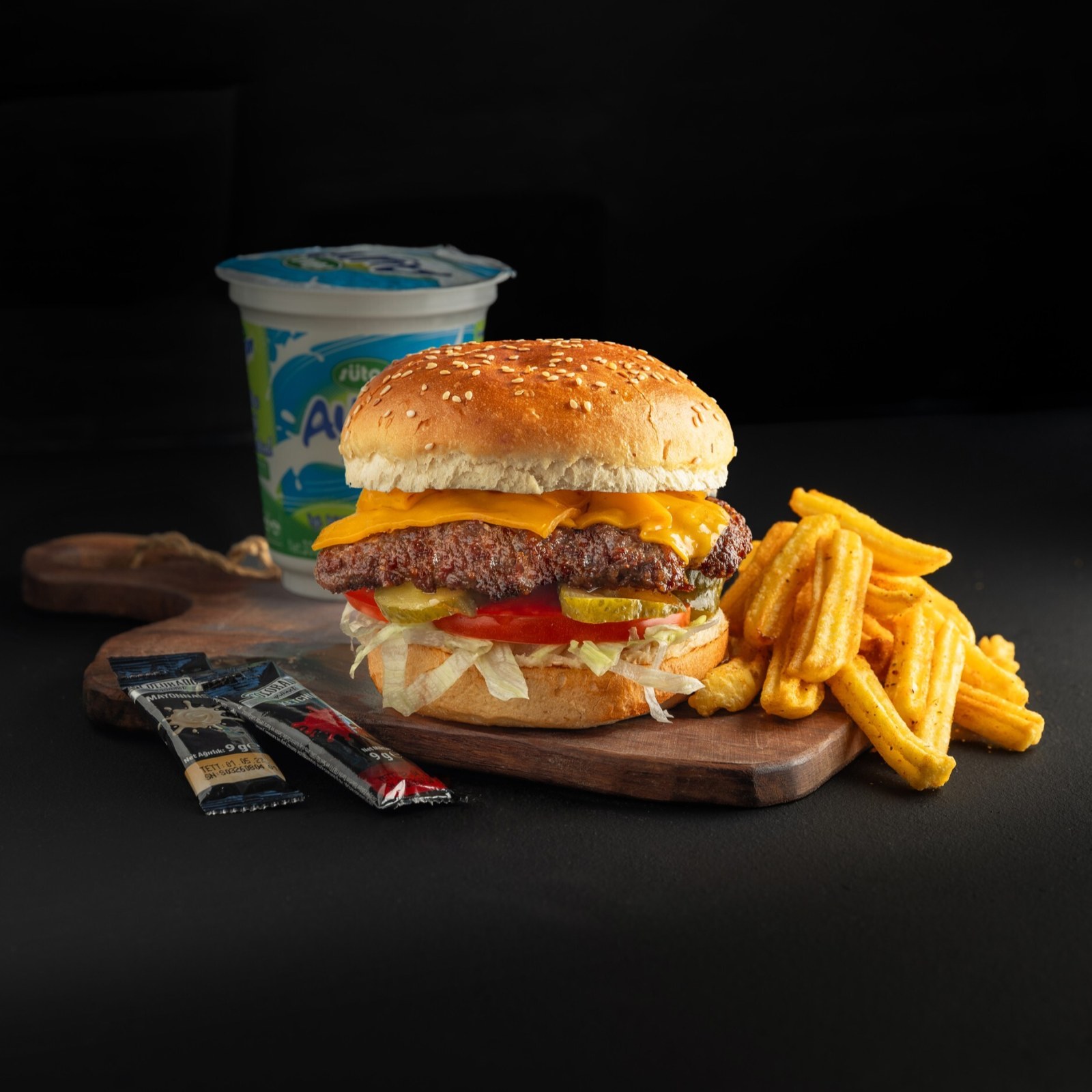 Cheese Burger Menü