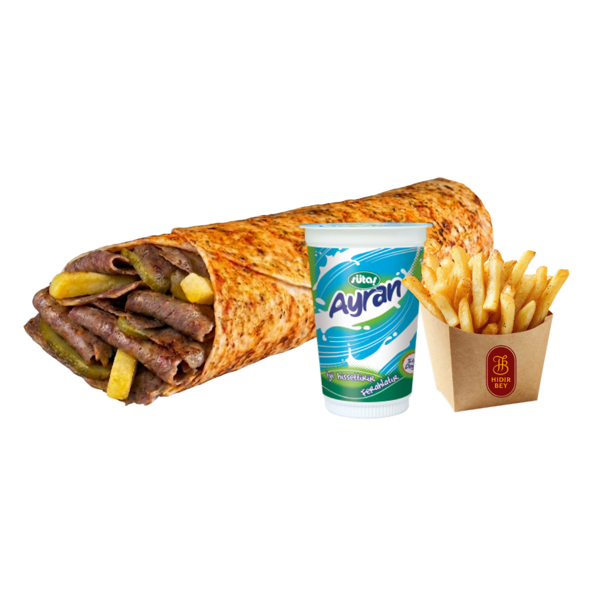 Özel Hatay Soslu Et Medium Dürüm Menü