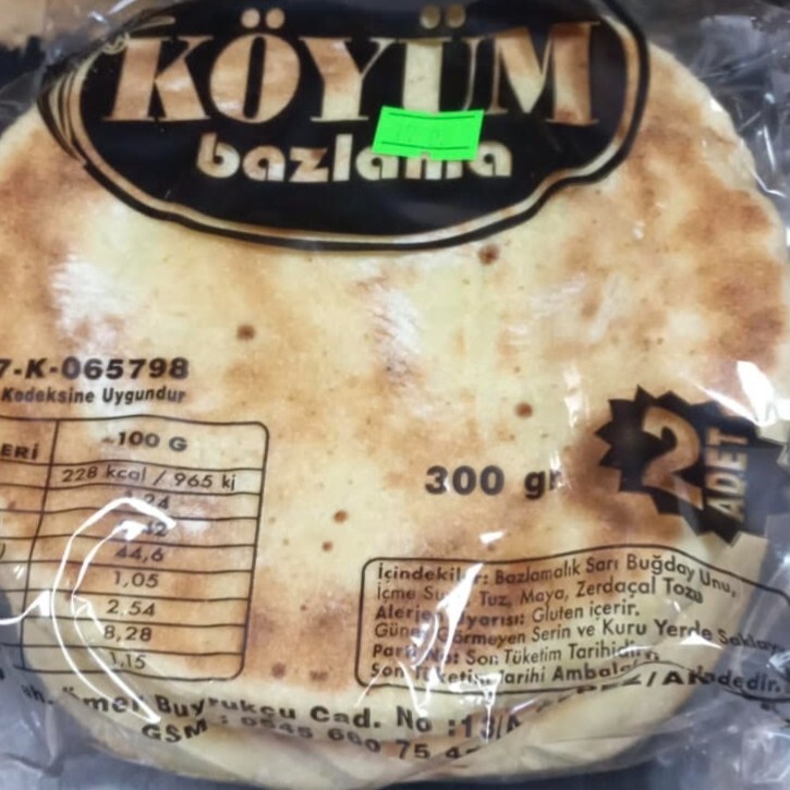 Bazlama (2 Adet 300gr)