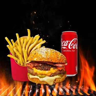 Double Burger Menü