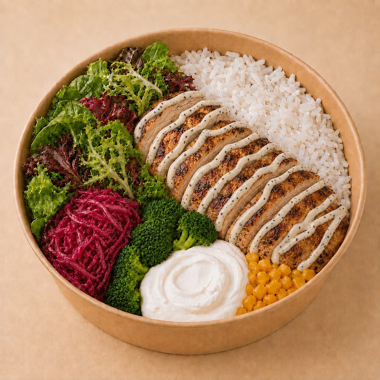 Truffle Touch (Trüflü Mayonezli Tavuk Bowl)