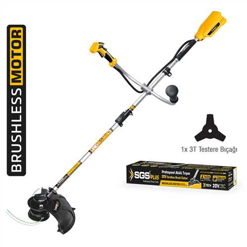 AKÜLÜ TIRPAN  20V  (KÖMÜRSÜZ MOTOR) (SOLO MAKİNA)