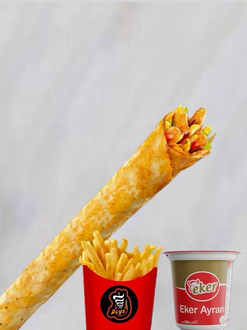 Zurna Döner Dürüm + Cips + Ayran