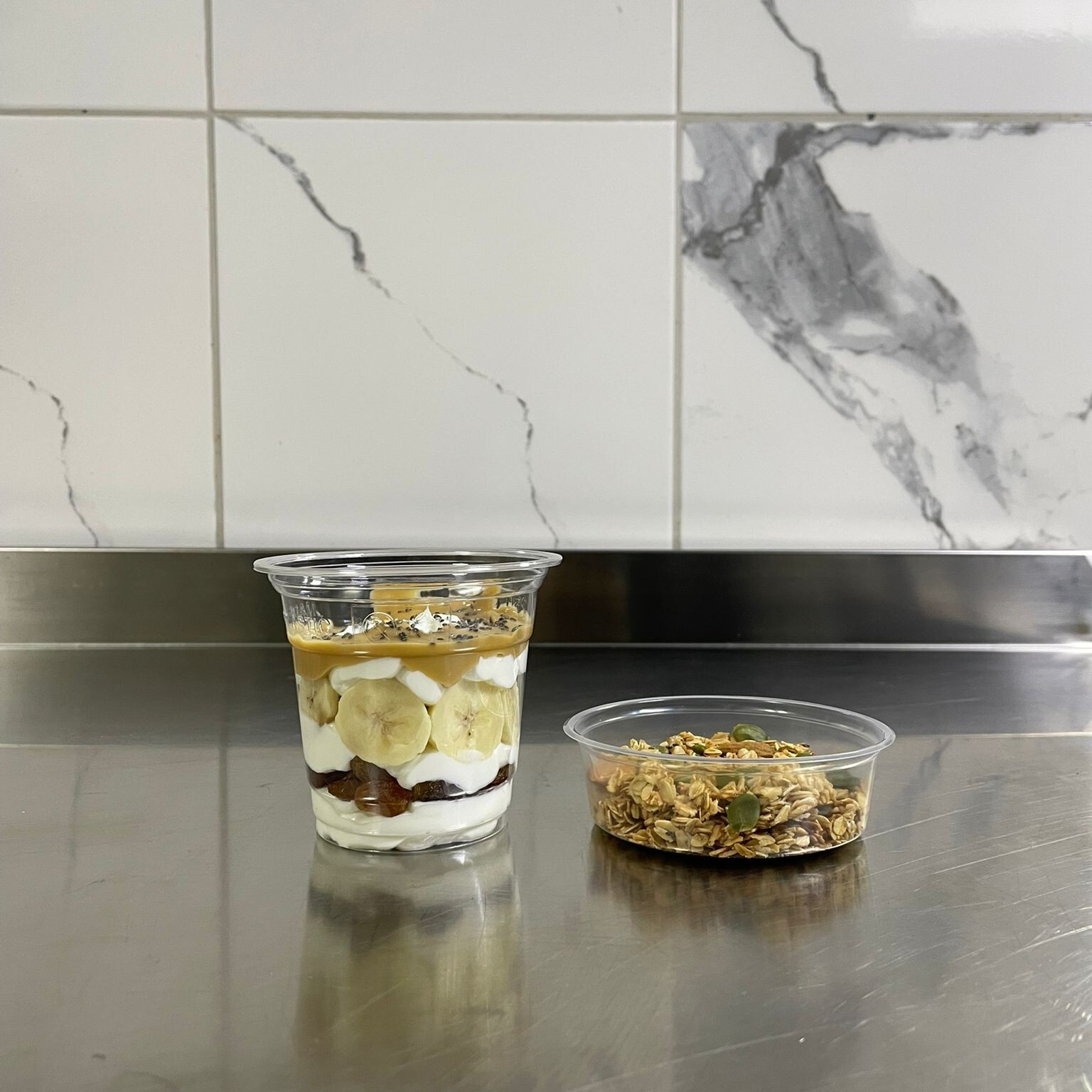 Muz & Yer Fıstığı Granola Cup