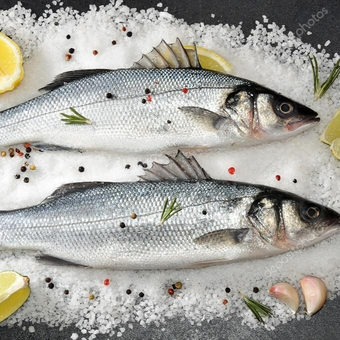 Deniz Levreği (1 kg.) (Pişirilmemiş)