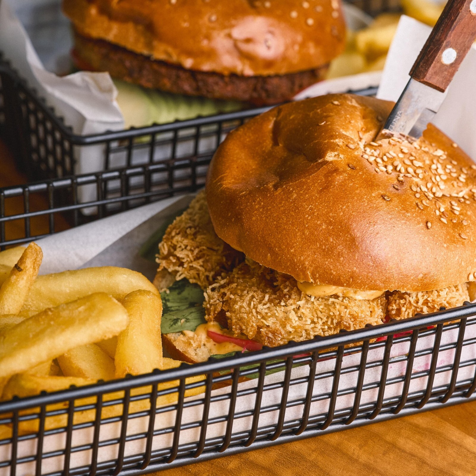 Çıtır Karidesli Burger