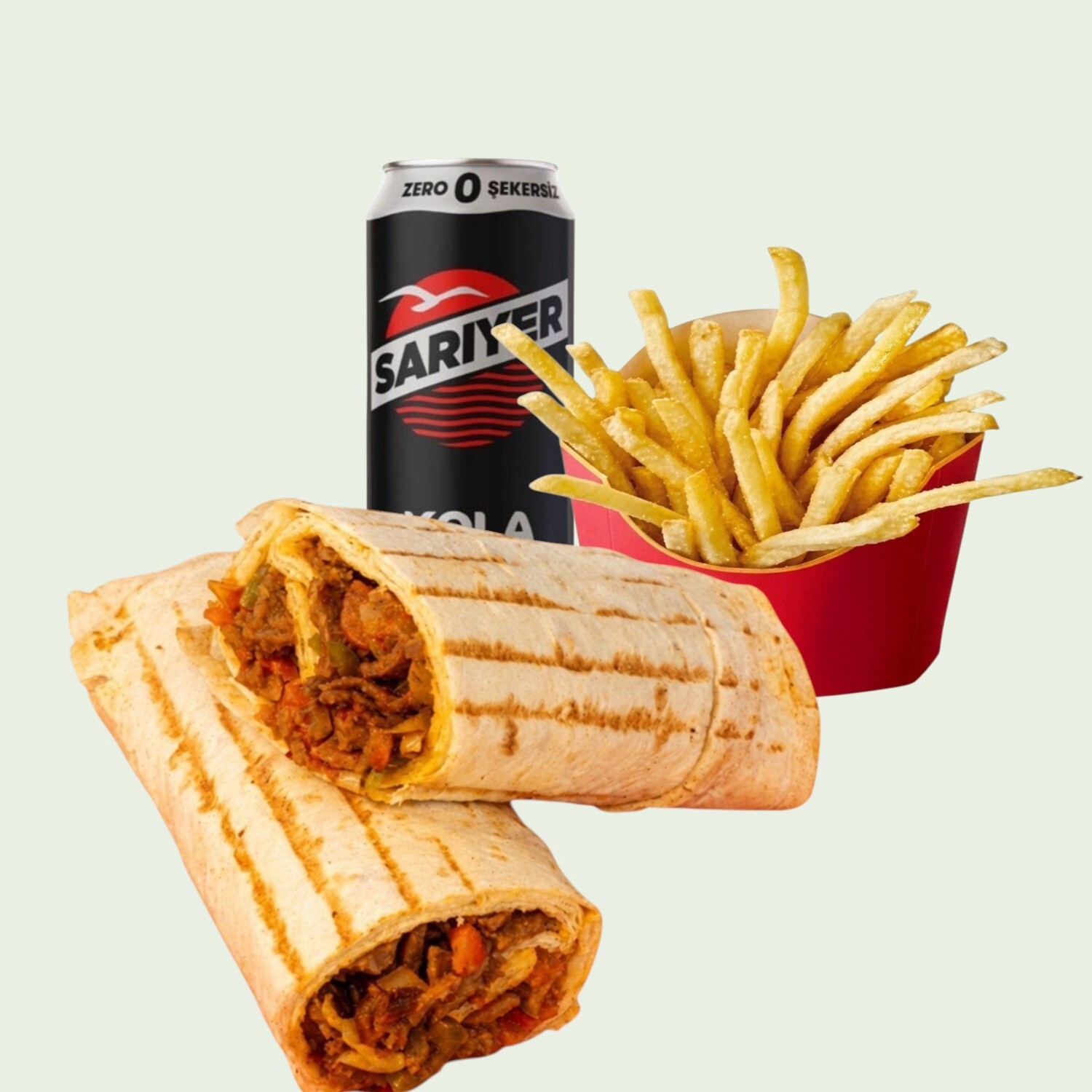 Et Döner Kokoreç Dürüm (Menü)