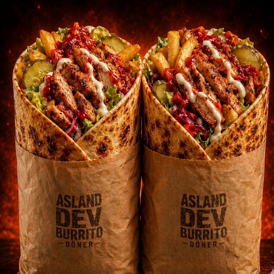 1 Alana 1 Bedava Soslu Dev Burrito Dürüm