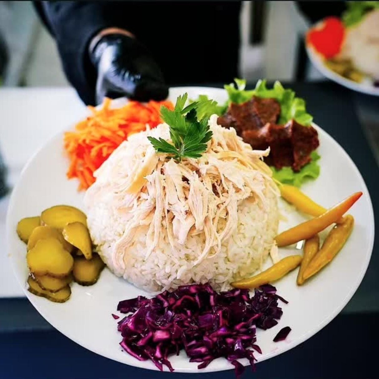 Double Tavuk Pilav + Ayran