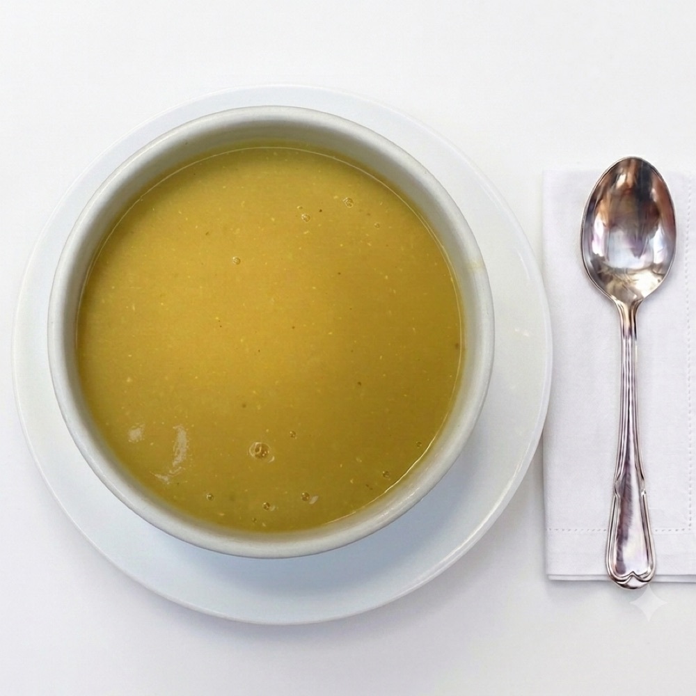 Terbiyeli Süzme Mercimek Çorbası