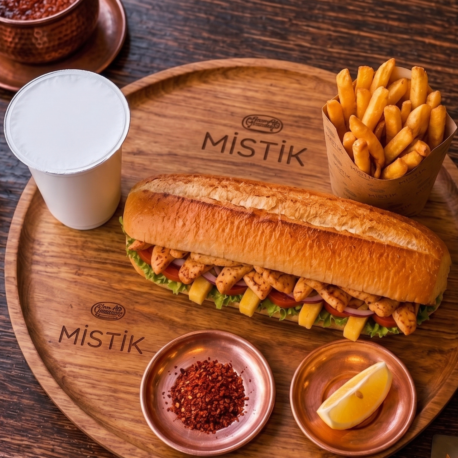 Doyuran Tam Ekmek Döner Menü 1